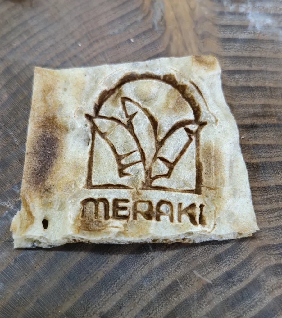 تست مهر داغی میوه و نان